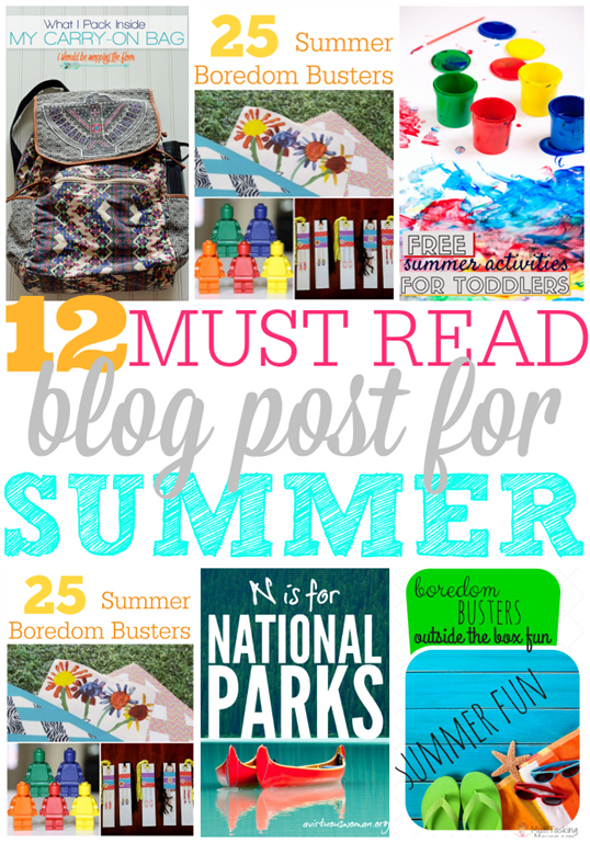 12 Must Read Blog Post for Summer at GingerSnapCrafts.com #linkparty #features