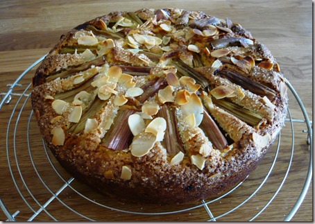 rhubarb and almond cake3