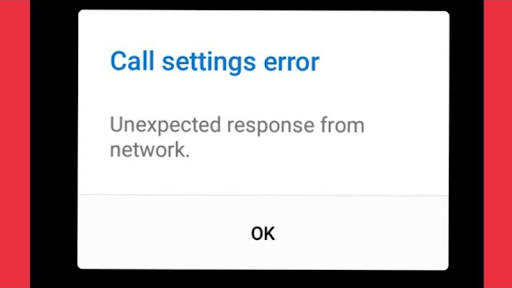 Lỗi cài đặt cuộc gọi - phản hồi không mong muốn từ mạng