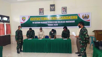 Rapat kerja Team Asinstensi Kesdam   IX/ Udayana Ke Mataram 