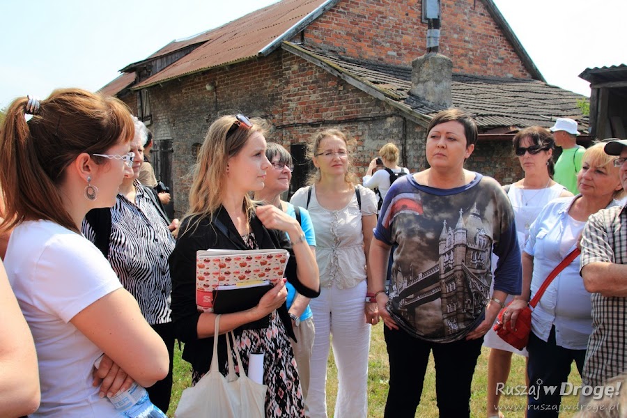 Właścicielka domu drewnianego w Nowej Kościelnicy