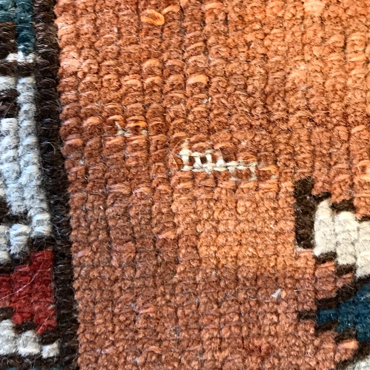 Wool Geometric Small Area Rug