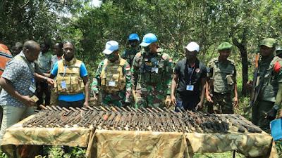 Satgas TNI RDB Monusco Kembali Ukir Prestasi Turunkan 43 Milisi Beserta 32 Pucuk Senjata