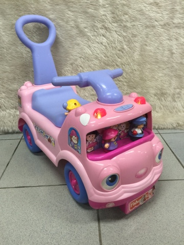 fisher price pink bus