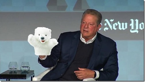 al gore and his little polar bear