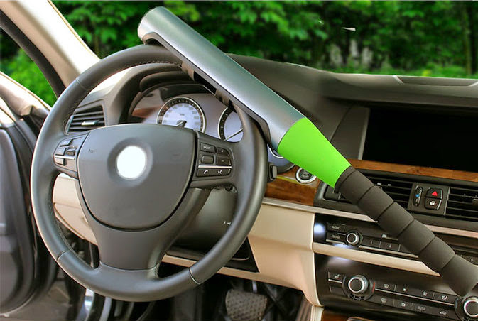 Baseball Bat Style Fits for Defense Security Universal Car Steering Wheel Locks