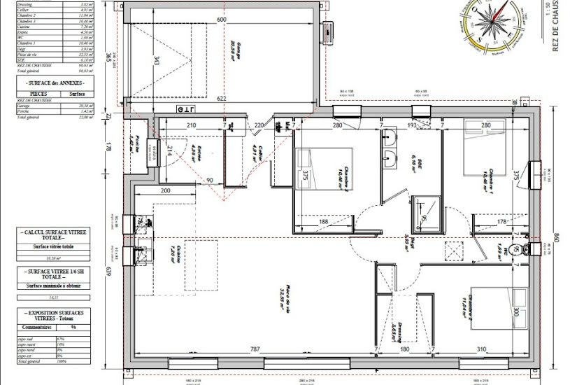  Vente Terrain + Maison - Terrain : 1 015m² - Maison : 100m² à Châteauneuf-sur-Charente (16120) 