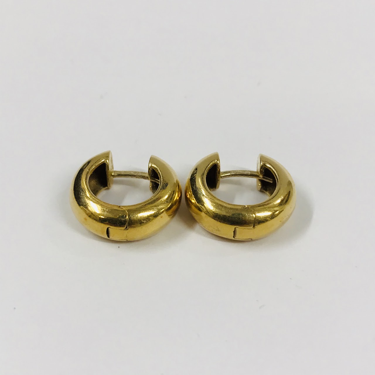 18K Gold Hoop Earrings