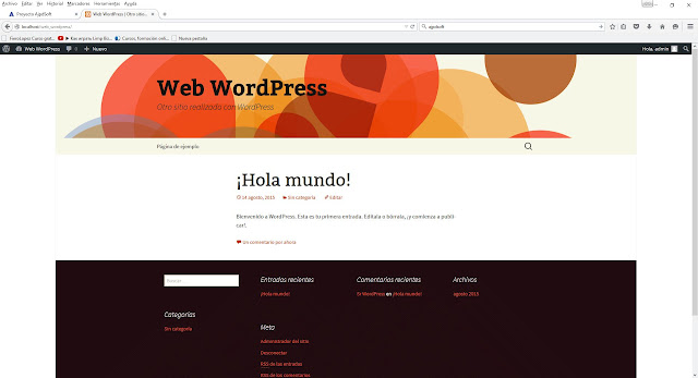 Cambiar el tema por defecto de WordPress