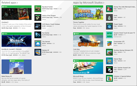 Windows 8.1, app, giochi, Store, scopri, installa, rivedi