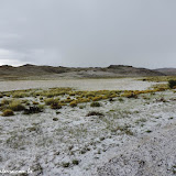 Granizo na estrada, Cuevas de Las Manos, Argentina