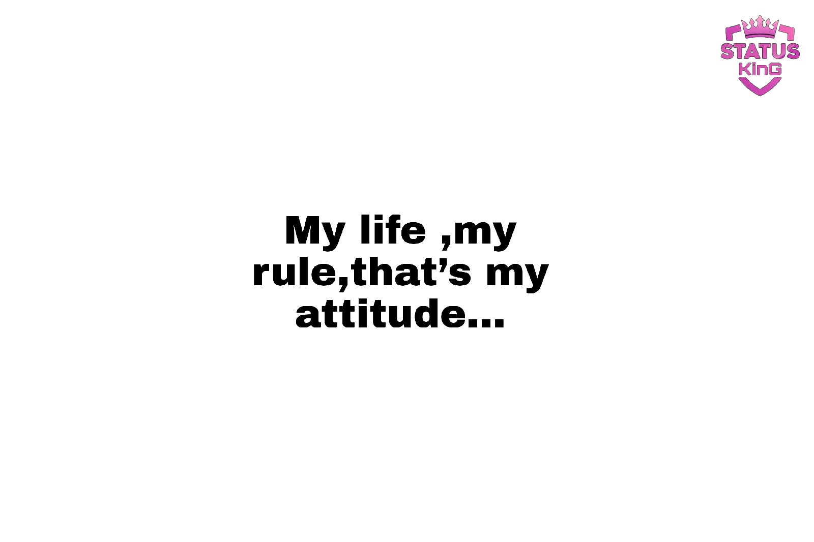 Thats My Attitude