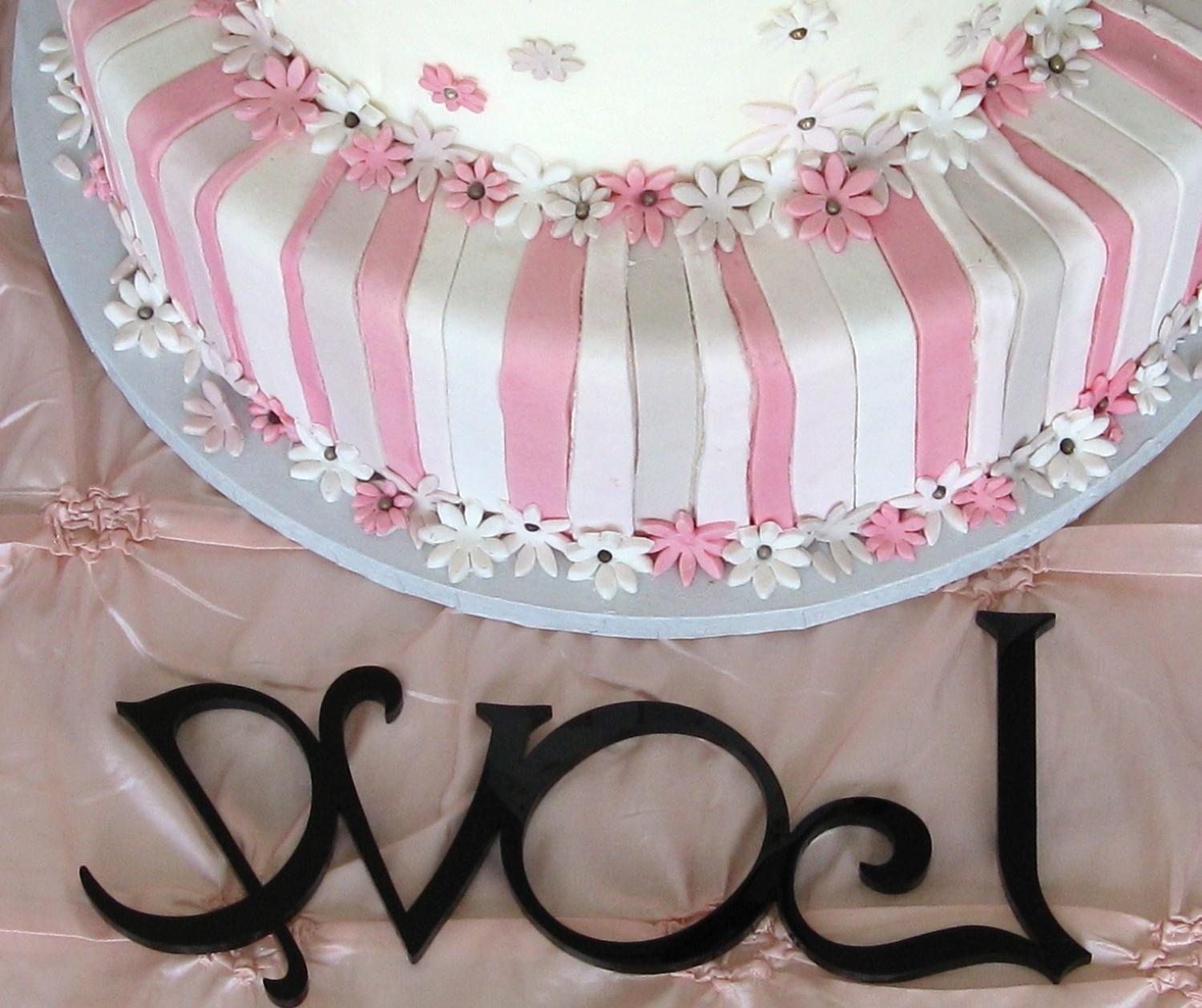 LOVE Cake Table Letters-Silver