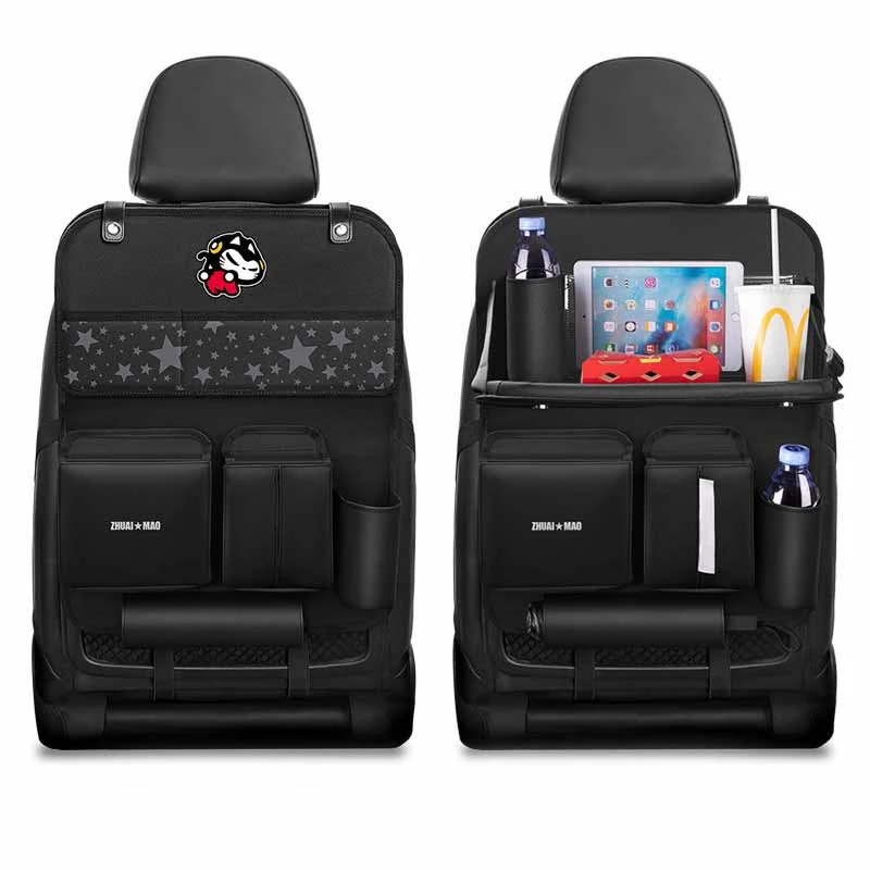 Creative Collapsible Seat Back Car Storage Bag. Keep your car organized with easy access and extra storage space for tra