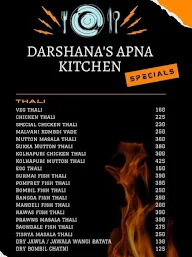 Darshana's Apna Kitchen menu 3