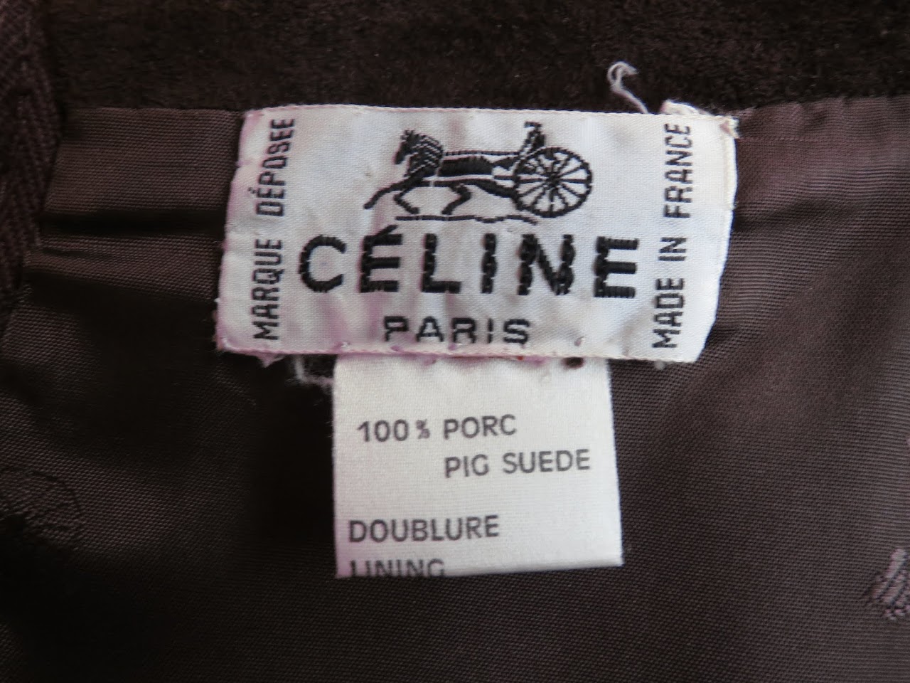 Celine Suede Skirt