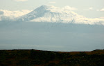 View of Mt. Ararat (in Turkey), from Mt. Aragats in Armenia.