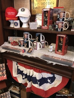 Not too hard to figure out who his favorite President is!