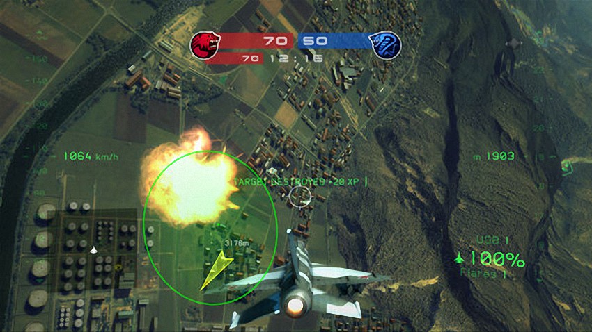 Hình ảnh trong game Tom Clancy's H.A.W.X. 2 (screenshot)