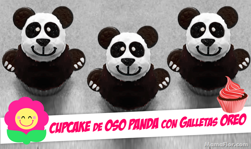 Cupcakes Oso Panda Galletas Oreo