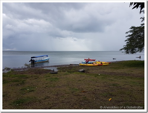 Boats at the kayaking center