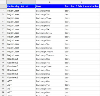 correctly manipulate data from a google form master sheet to other google forms sign up sheet