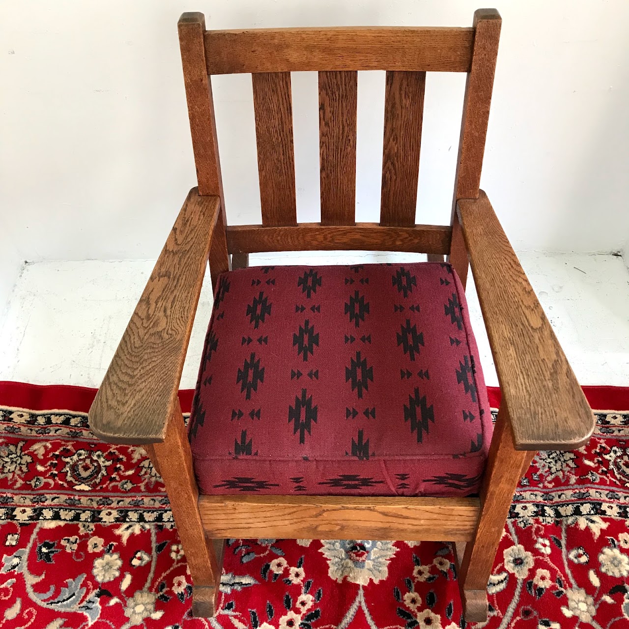 Mission Style Oak Rocking Chair