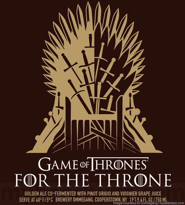 Ommegang Adding Game Of Thrones For The Throne Golden Ale