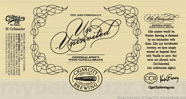 Cigar City Un-Invited Coming As El Catador Exclusive Can