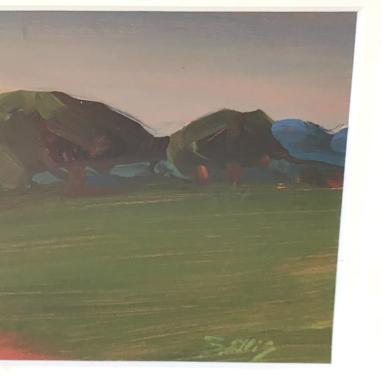 B. Ellis Signed Landscape Painting