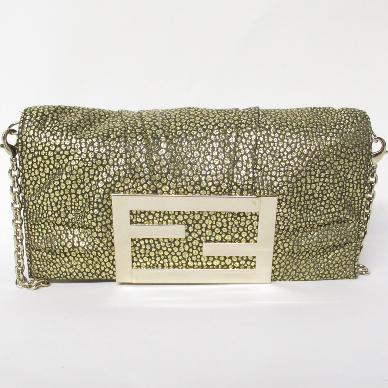 Fendi Metallic Shoulder Bag