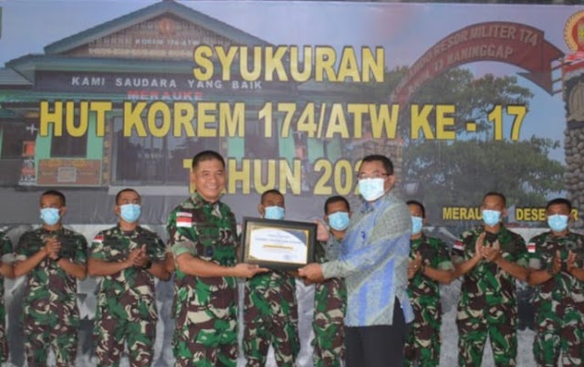 Korem 174 Merauke Raih Juara Satu Nilai IKPA Secara Beruntun