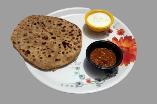 Egg Aloo Pyaz Paratha