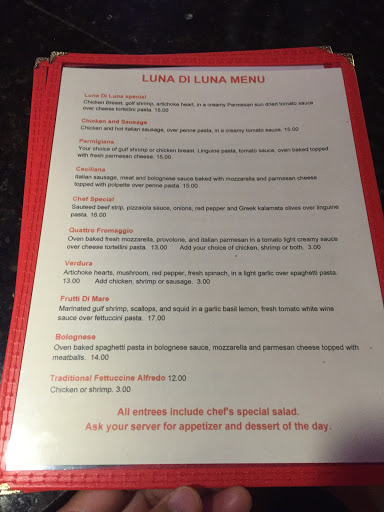 Italian Restaurant «Luna Di Luna», reviews and photos, 8820 Lyndale Ave S, Bloomington, MN 55420, USA