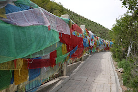 prayer flags at Kumbum Monastery (Taer Si) in Qinghai, China