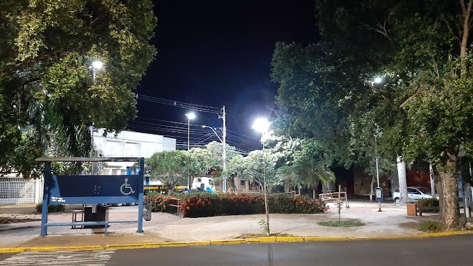 Prefeitura de Araçatuba restabelece iluminação da Praça Tókio