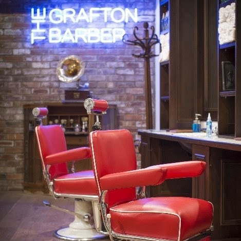 The Grafton Barber logo