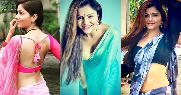 600px x 315px - 30 hot photos of Rubina Dilaik in saree - Bigg Boss 14 winner looking too  hot to handle in these sarees flaunting her perfect midriff.