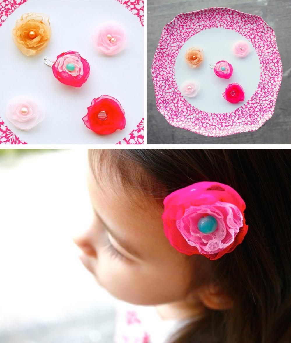 Peony Hair Clip Tutorial!