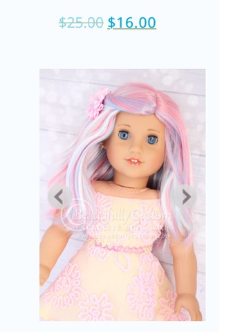 Uh Oh! Beautifully Custom Doll Wigs Had A Seconds Sale! – American Doll  Adventures