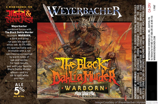 Weyerbacher & The Black Dalia Murder Collaborate On Warborn 16oz Cans