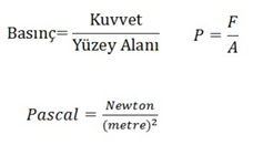 birim yüzeye etki eden kuvvete ne denir
