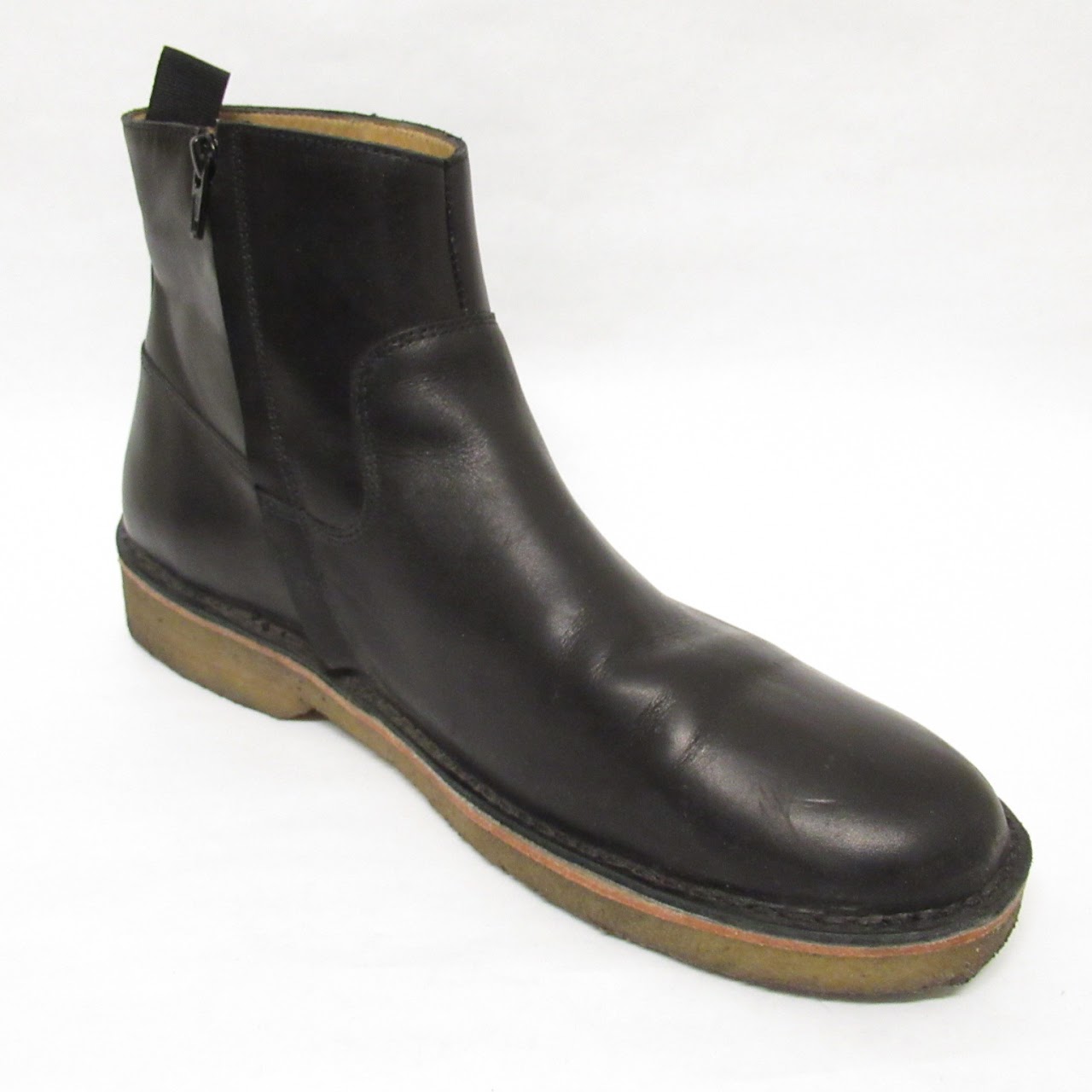 A.P.C. BLack Leather Boots