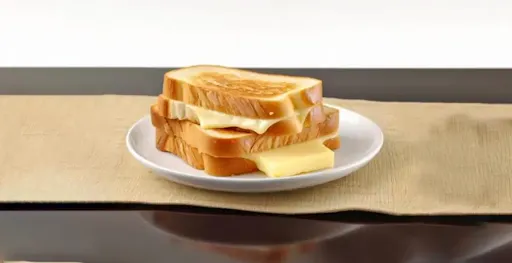 Grilled Bread Butter Cheese Slice