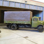 916AS at Parsons Green Austin K4 fitted with a full tilt. (RTI Cab).