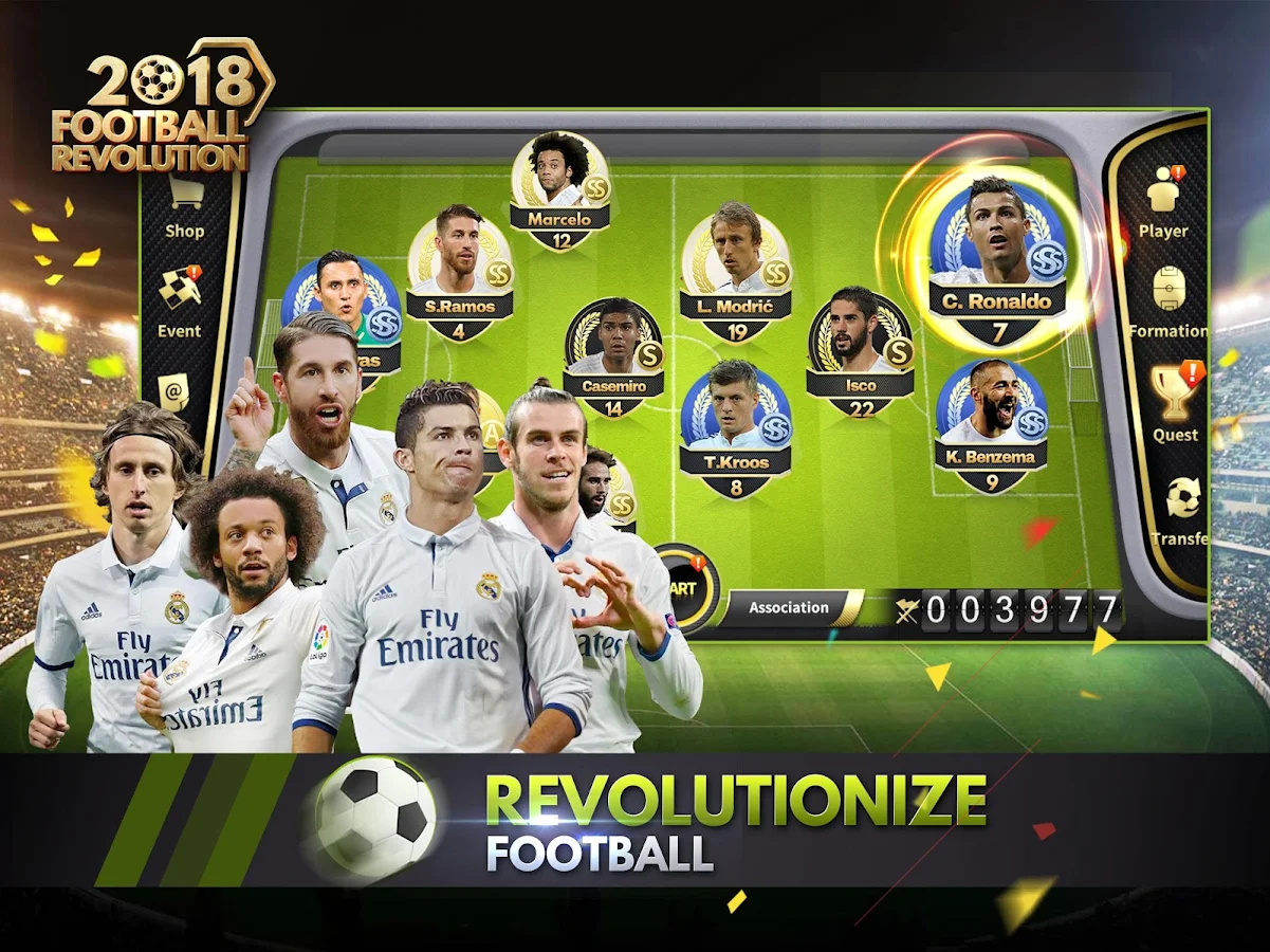   Football Revolution 2018: captura de tela 