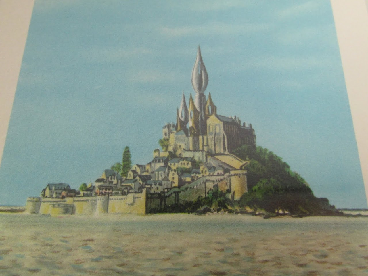 Fanny Brennan "Mont St. Michel" Lithograph