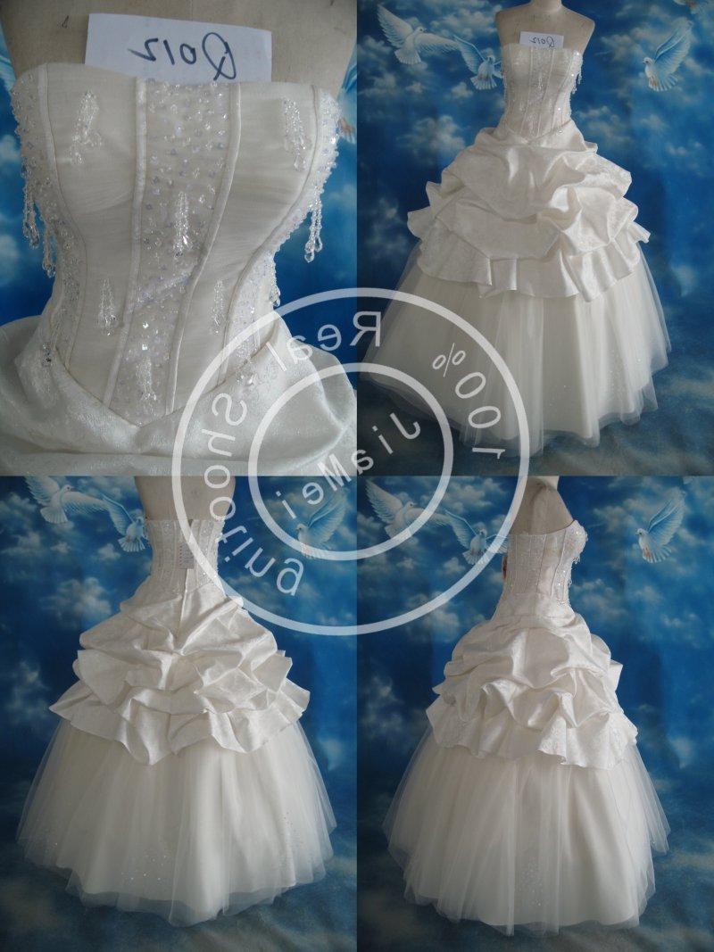 See larger image: bridal gown Wedding dress Lace bead mesh crystal