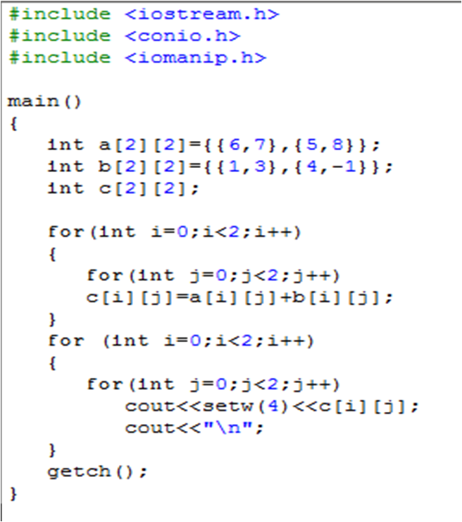 Array 2 Dimensi Dalam C Riskaf S Blog