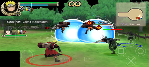 NARUTO SHIPPUDEN DUBLADO para PSP #shorts #naruto #gameplay 